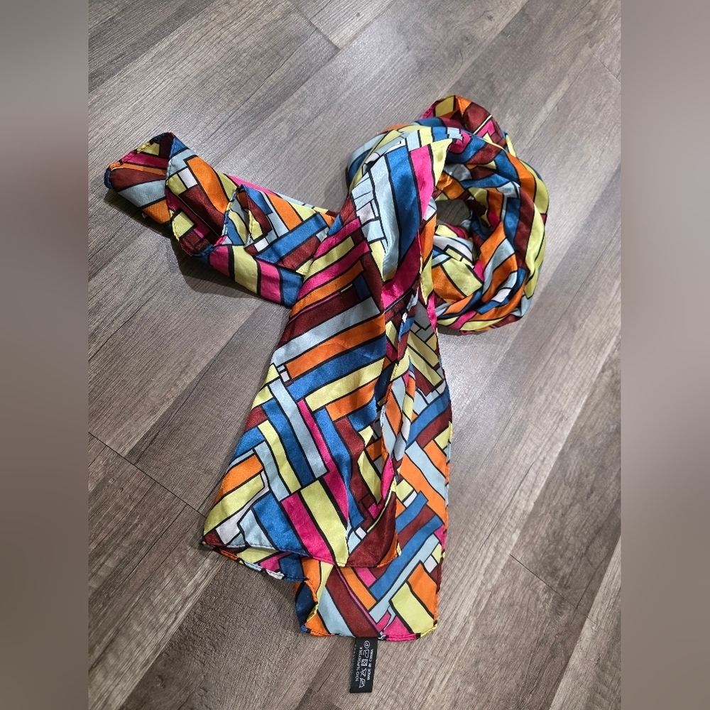 XL Multicolor Pattern Abstract Headscarf Headband Hairdo Boho Cottagecore Y2K